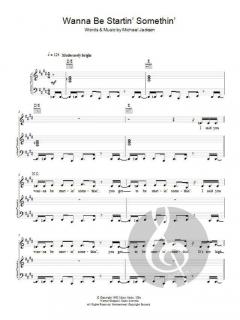 Wanna Be Startin' Somethin' von Michael Jackson 