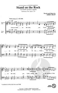 Stand On The Rock (Kirby Shaw) 