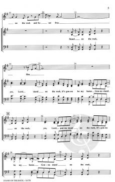 Stand On The Rock (Kirby Shaw) 