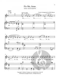 Fix Me, Jesus (F) von Hall Johnson 