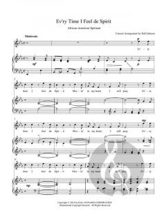 Ev'ry Time I Feel de Spirit von Hall Johnson 