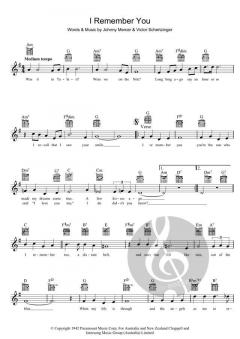 I Remember You von Johnny Mercer 