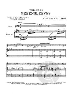 Fantasia On Greensleeves von Ralph Vaughan Williams 