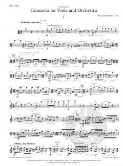 Concerto for Viola and Orchestra von William Walton im Alle Noten Shop kaufen