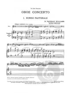 Concerto for oboe and strings von Ralph Vaughan Williams (Download) 