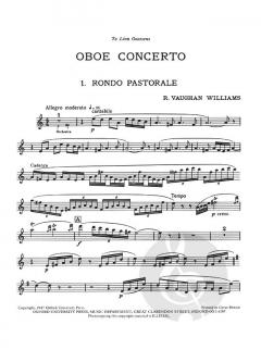 Concerto for oboe and strings von Ralph Vaughan Williams (Download) 