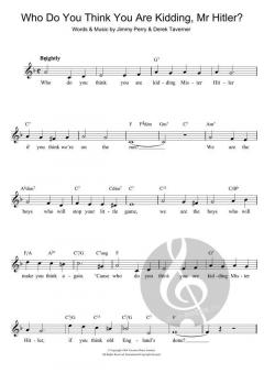 Who Do You Think You Are Kidding, Mr. Hitler? von Jim Perry 