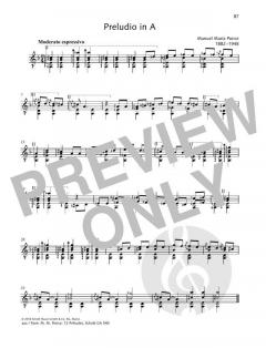 Preludio in A von Manuel Maria Ponce 