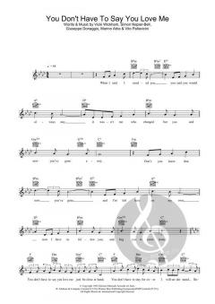 You Don't Have To Say You Love Me von Elvis Presley 