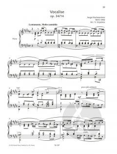 Vocalise von Sergei Rachmaninow 