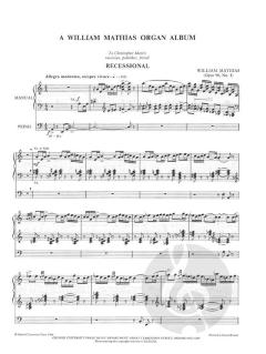 A Mathias Organ Album von William Mathias 