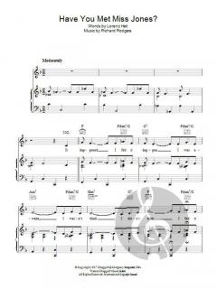 Have You Met Miss Jones? von Richard Rodgers 
