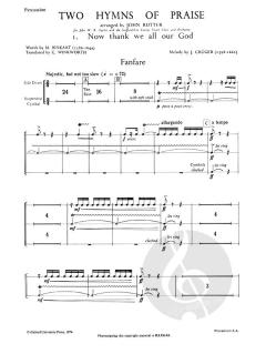 Now thank we all our God (John Rutter) 