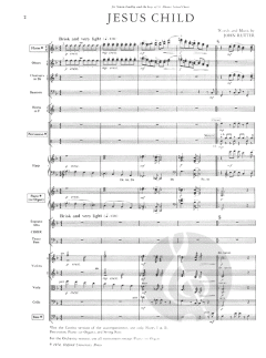 Jesus Child (Have you heard the story) von John Rutter 