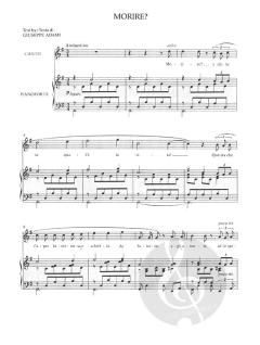 Songs For Voice And Piano von Giacomo Puccini 