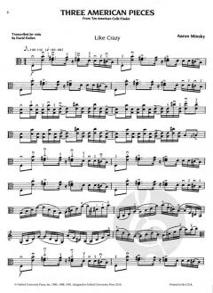 Three American Pieces für Viola Solo von Larry Minsky im Alle Noten Shop kaufen
