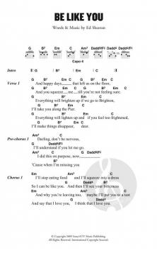 Be Like You von Ed Sheeran 