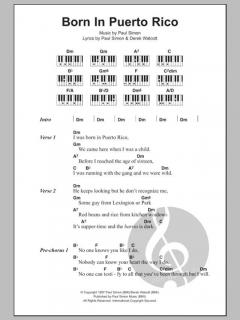 Born In Puerto Rico von Paul Simon 