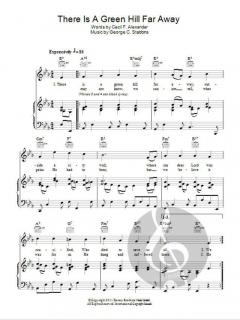 There Is A Green Hill Far Away von George C. Stebbins 