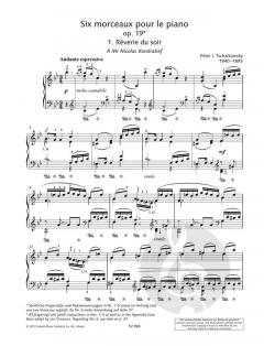 Reverie Du Soir von Pjotr Iljitsch Tschaikowski 