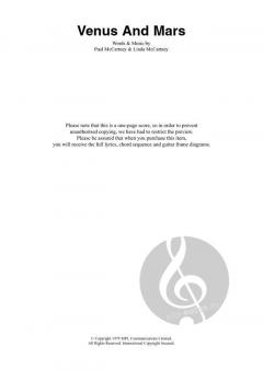 Venus And Mars von Wings 