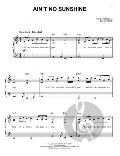 Ain't No Sunshine von Bill Withers 