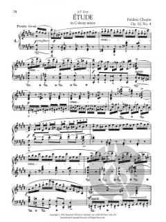 Etude in C-sharp minor, Op. 10, No. 4 von Frédéric Chopin 