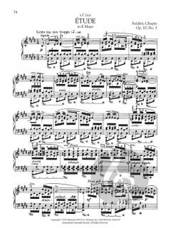 Etude in E Major, Op. 10, No. 3 von Frédéric Chopin 