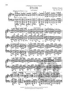 Etude in B minor, Op. 25, No. 10 von Frédéric Chopin 