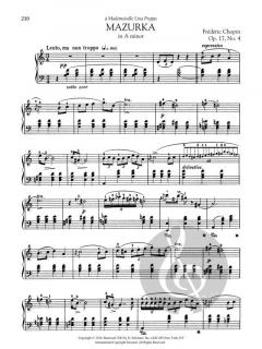 Mazurka in A minor, Op. 17, No. 4 von Frédéric Chopin 
