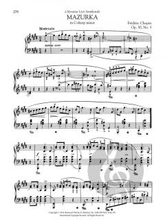Mazurka in C-sharp minor, Op. 50, No. 3 von Frédéric Chopin 