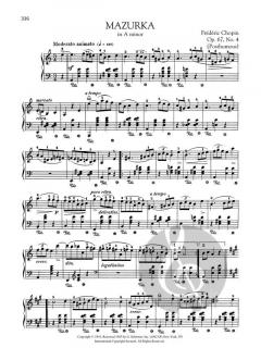 Mazurka in A minor, Op. 67, No. 4 von Frédéric Chopin 