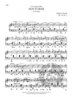 Nocturne in G minor, Op. 15, No. 3 von Frédéric Chopin 