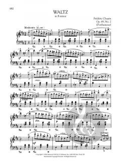 Waltz in B minor, Op. 69, No. 2 von Frédéric Chopin 