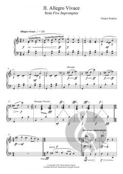 Allegro Vivace von Francis Poulenc 