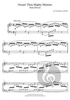 Ocean! Thou Mighty Monster von Carl Maria von Weber 