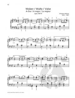 Waltz A major von Johannes Brahms 