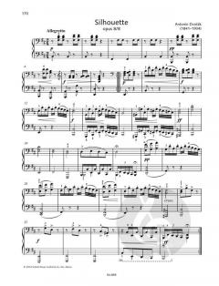 Silhouette von Antonín Dvorák 