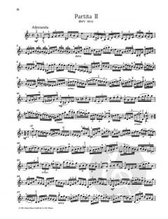 Partita II von Johann Sebastian Bach 