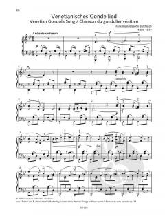 Venetian Gondola Song in G minor von Felix Mendelssohn Bartholdy 