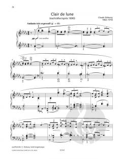 Clair de Lune von Claude Debussy 