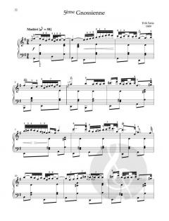 5ème Gnossienne von Erik Satie 