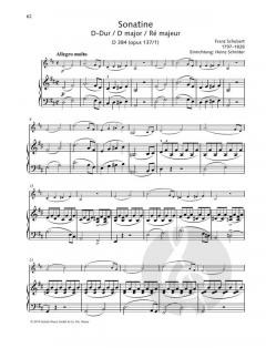 Sonatina D major von Franz Schubert 