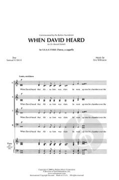 When David Heard SSAATTBB 