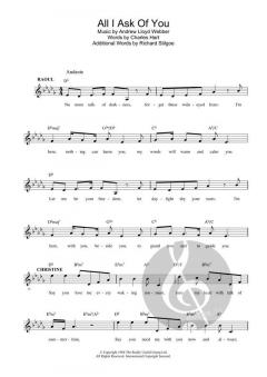 All I Ask Of You von Andrew Lloyd Webber 