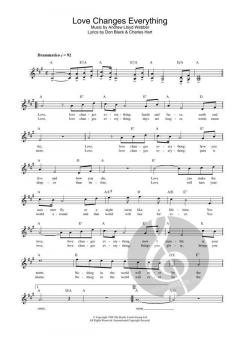 Love Changes Everything von Andrew Lloyd Webber 