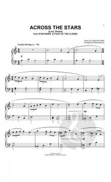 Across The Stars (Love Theme) von John Williams 