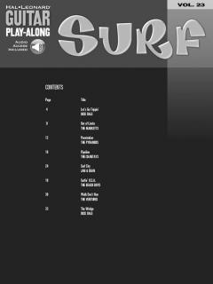 Guitar Play-Along Vol. 23: Surf 