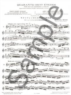 48 Studien von Marcel Mule 