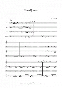 Bluesquartett von Gernot Dechert 